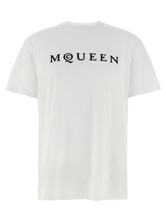 Alexander McQueen Bicolor Cotton T-Shirt