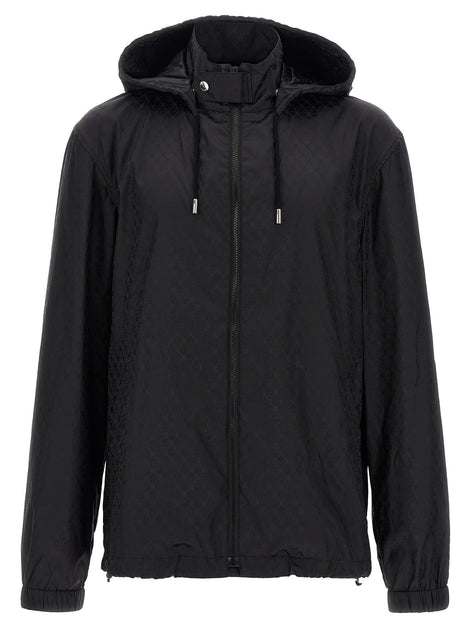 Alexander McQueen Black Polyamide Shell Jacket