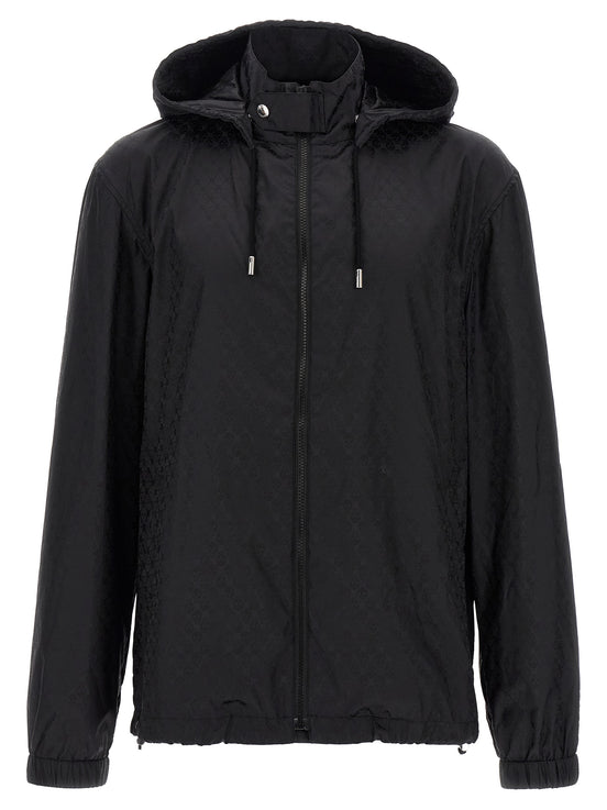 Alexander McQueen Black Polyamide Shell Jacket