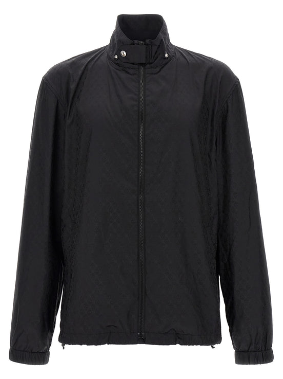 Alexander McQueen Black Polyamide Shell Jacket