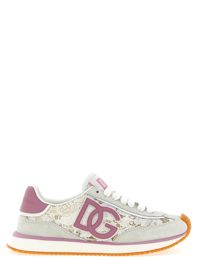 Dolce & Gabbana Multicolor Leather Athletic Sneakers
