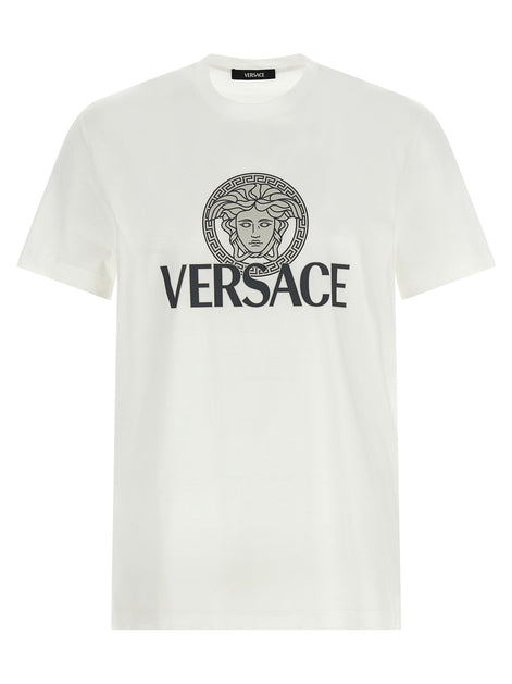 Versace Bicolor Cotton T-Shirt