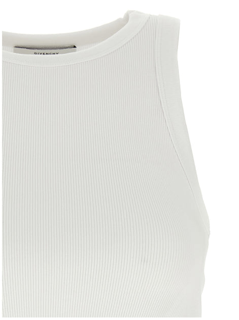 Givenchy White Cotton Tank Tops