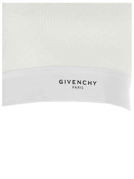 Givenchy White Cotton Tank Tops