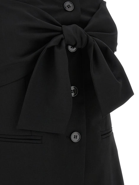 Max Mara Black Virgin Wool Tank Tops