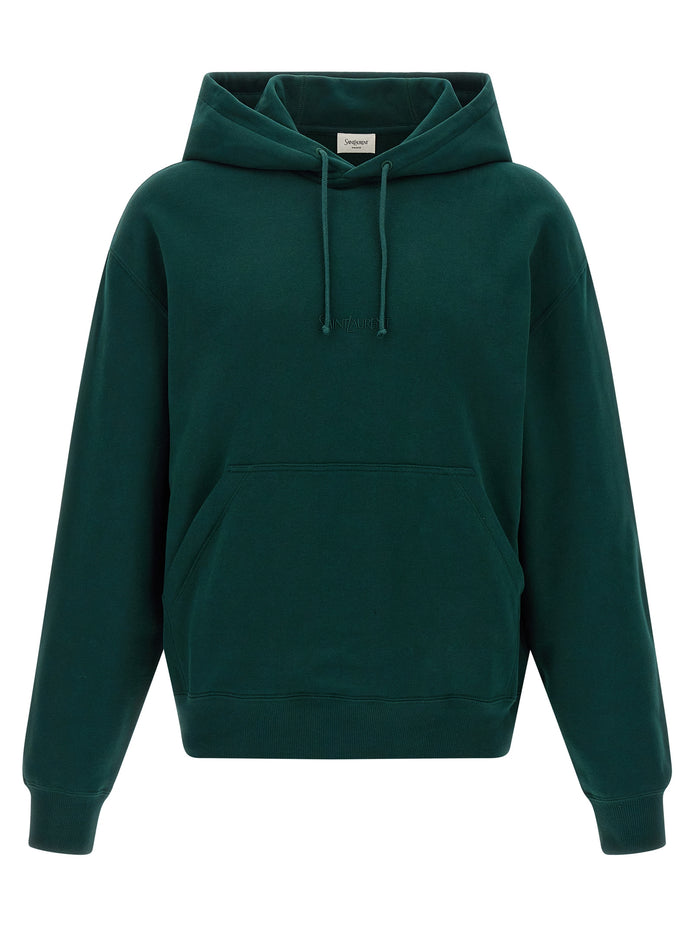 Saint Laurent Bicolor Cotton Sweatshirt
