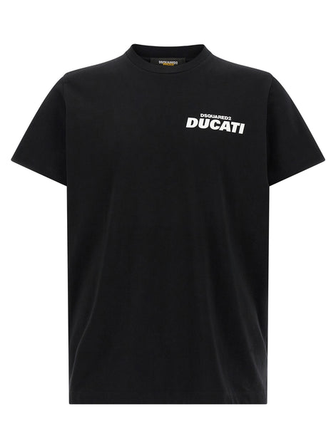 Dsquared² Bicolor Cotton T-Shirt