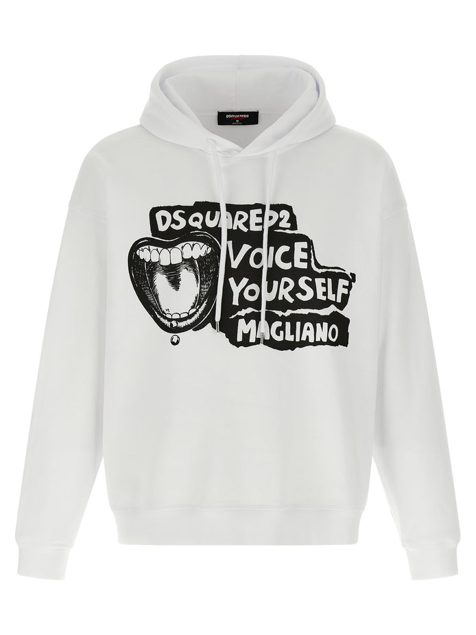 Dsquared² Bicolor Cotton Sweatshirt