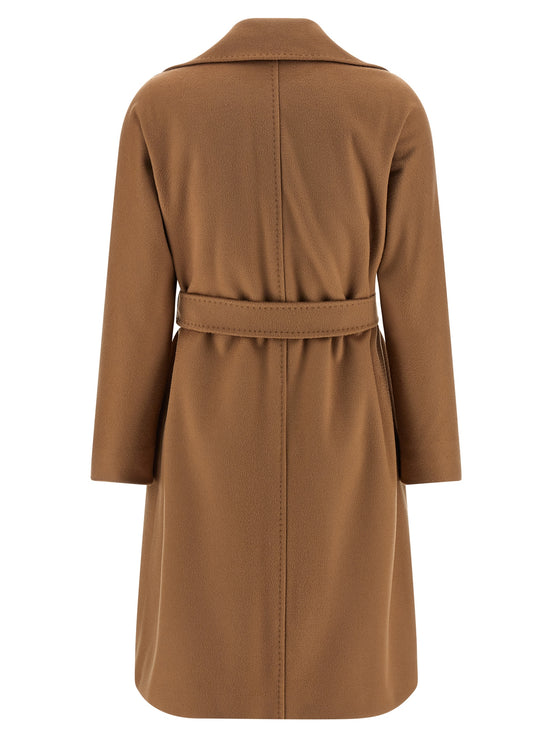Max Mara Brown Virgin Wool Coat