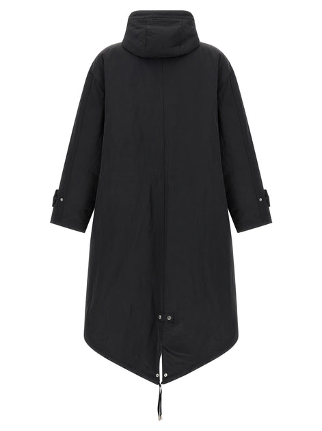 Ami Paris Gray Polyamide Parka