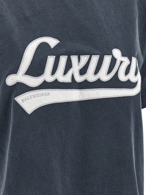 Balenciaga Blue Cotton Sportswear