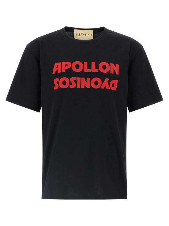 Valentino Garavani Black Cotton T-Shirt