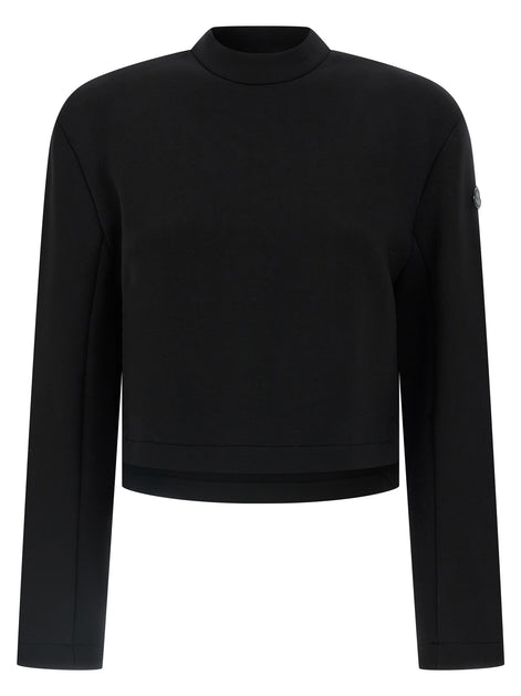 MONCLER GENIUS Black Viscose Sweatshirt