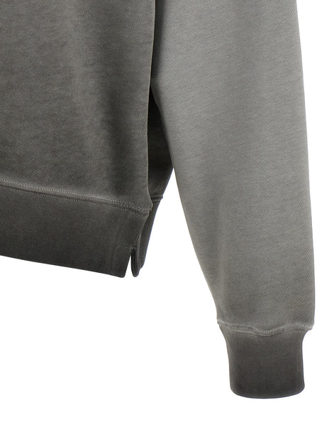 Off-White Gray Cotton Sweatshirt