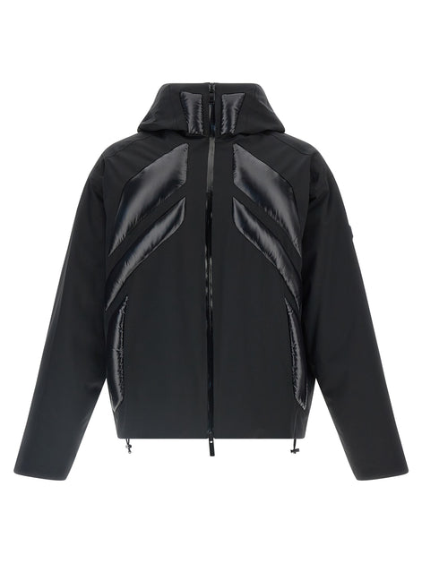 MONCLER GENIUS Black Polyamide Full-Length Jacket