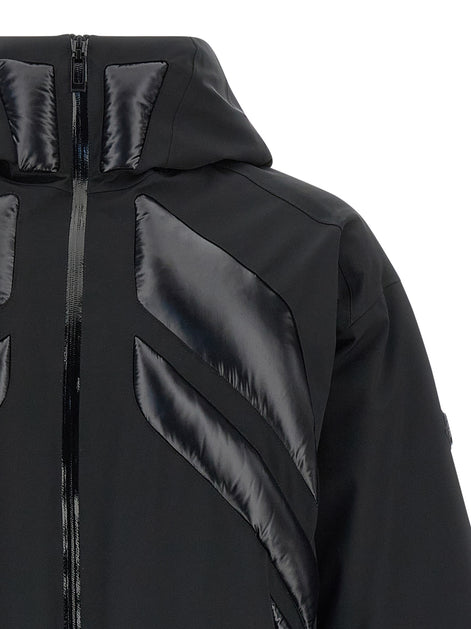 MONCLER GENIUS Black Polyamide Full-Length Jacket