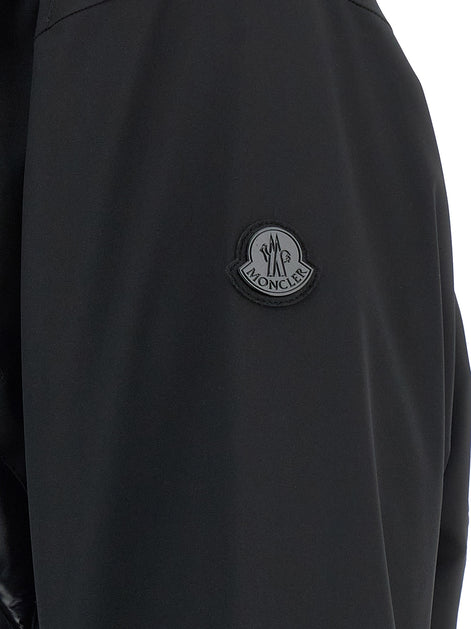 MONCLER GENIUS Black Polyamide Full-Length Jacket