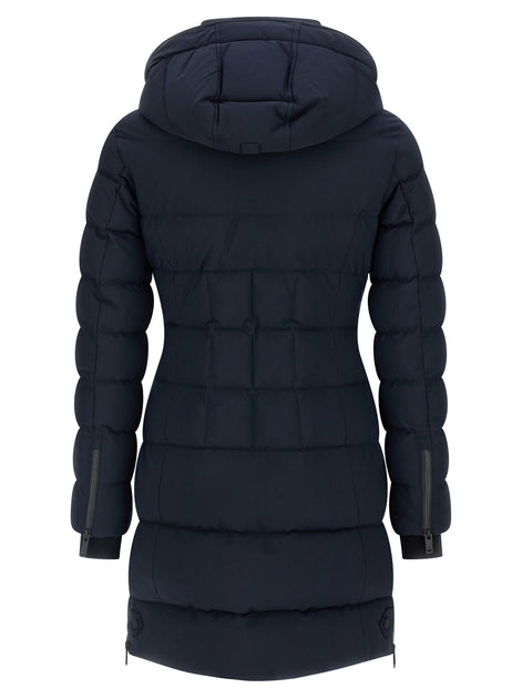 Moose Knuckles Blue Nylon Parka