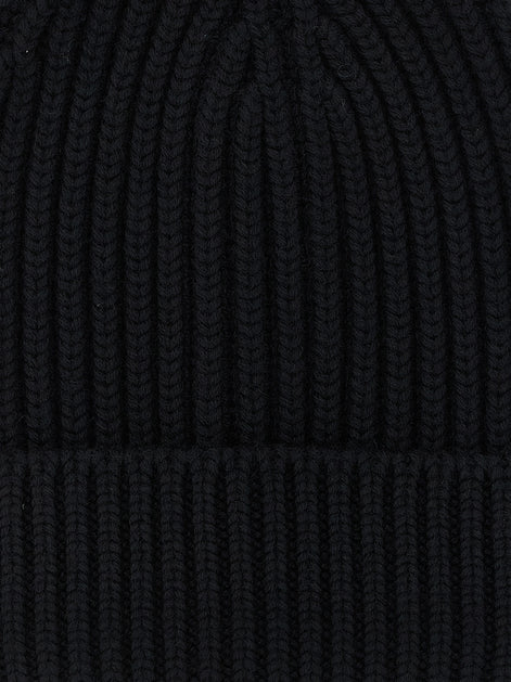 Dolce & Gabbana Black Wool Beanie