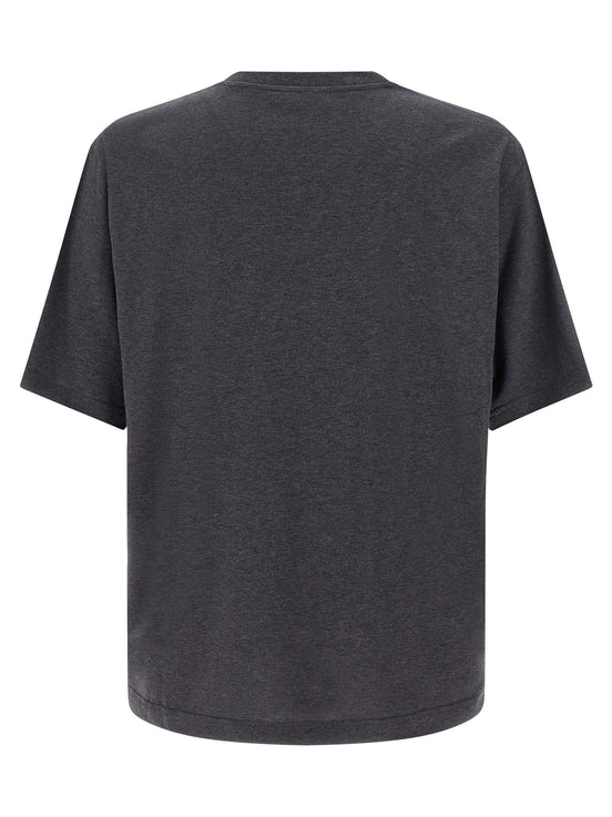 Dolce & Gabbana Gray Cotton T-Shirt