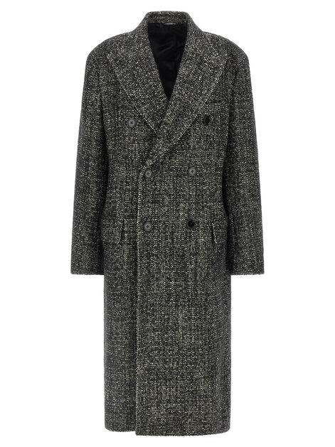 Dolce & Gabbana Bicolor Polyamide Coat