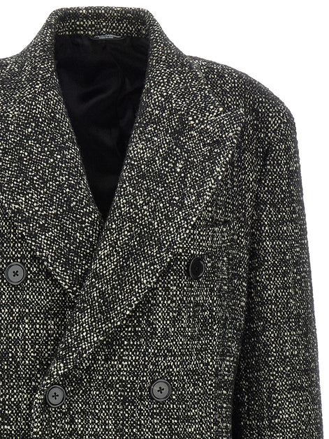 Dolce & Gabbana Bicolor Polyamide Coat