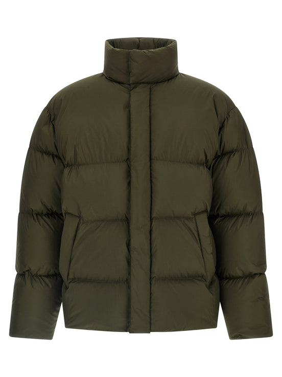 Saint Laurent Bicolor Polyester Full-Length Jacket