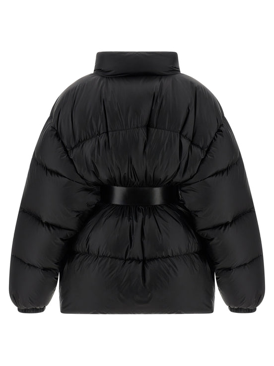 Balenciaga Black Polyamide Full-Length Jacket