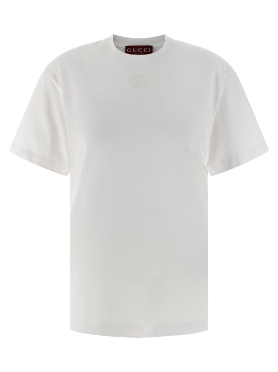 Gucci White Cotton T-Shirt