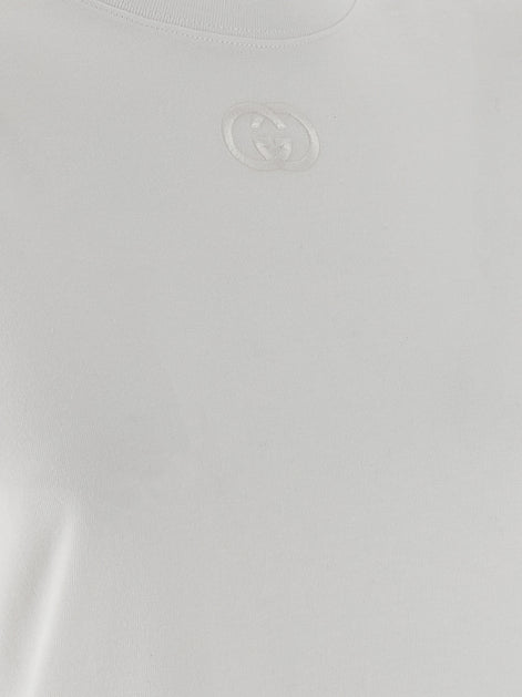 Gucci White Cotton T-Shirt