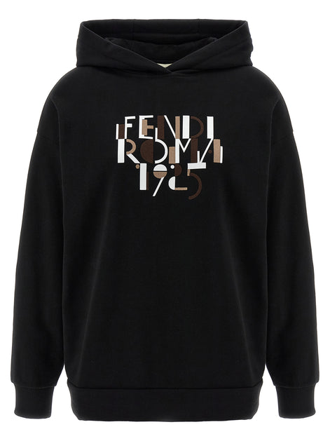 Fendi Black Cotton Sweatshirt