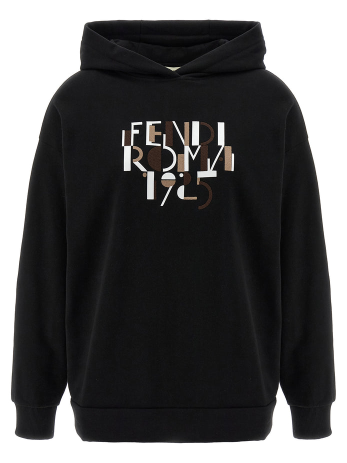 Fendi Black Cotton Sweatshirt