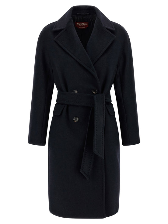Max Mara Blue Cashmere Coat