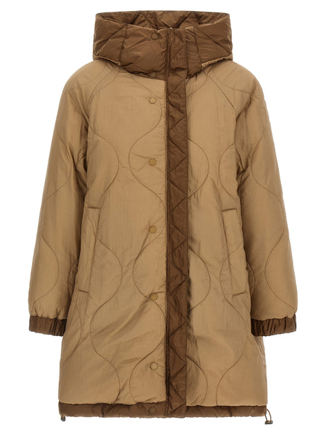 Max Mara Brown Polyester Parka