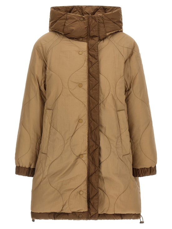 Max Mara Brown Polyester Parka