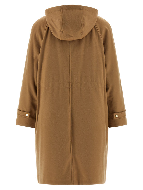 Max Mara Beige Polyamide Parka