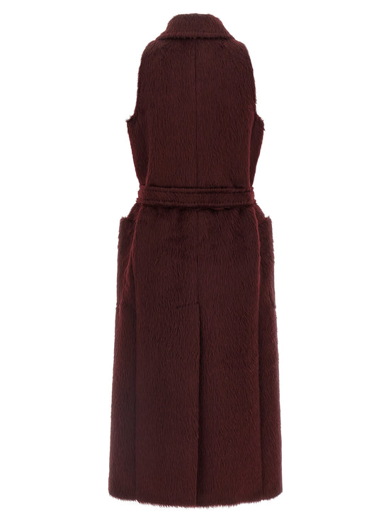 Max Mara Bordeaux Wool Coat