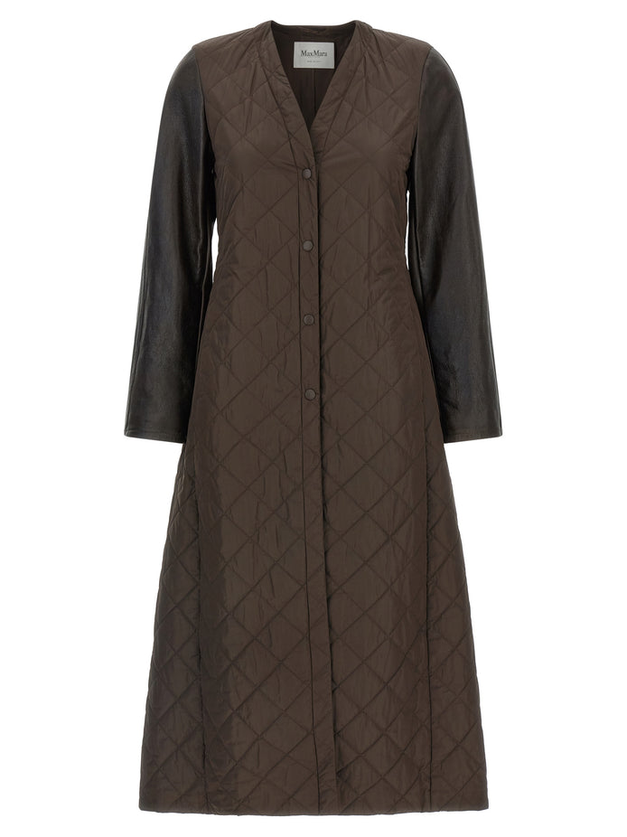 Max Mara Brown Polyamide Coat