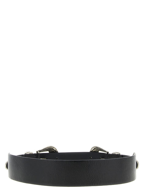 Golden Goose Black Cowhide Regular Belt