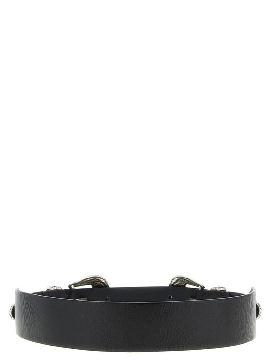 Golden Goose Black Cowhide Regular Belt
