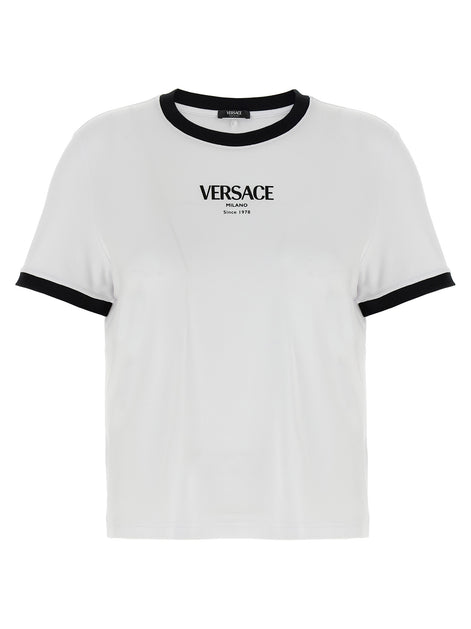 Versace Bicolor Viscose T-Shirt