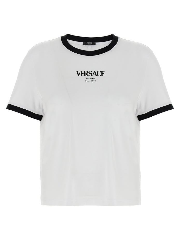 Versace Bicolor Viscose T-Shirt