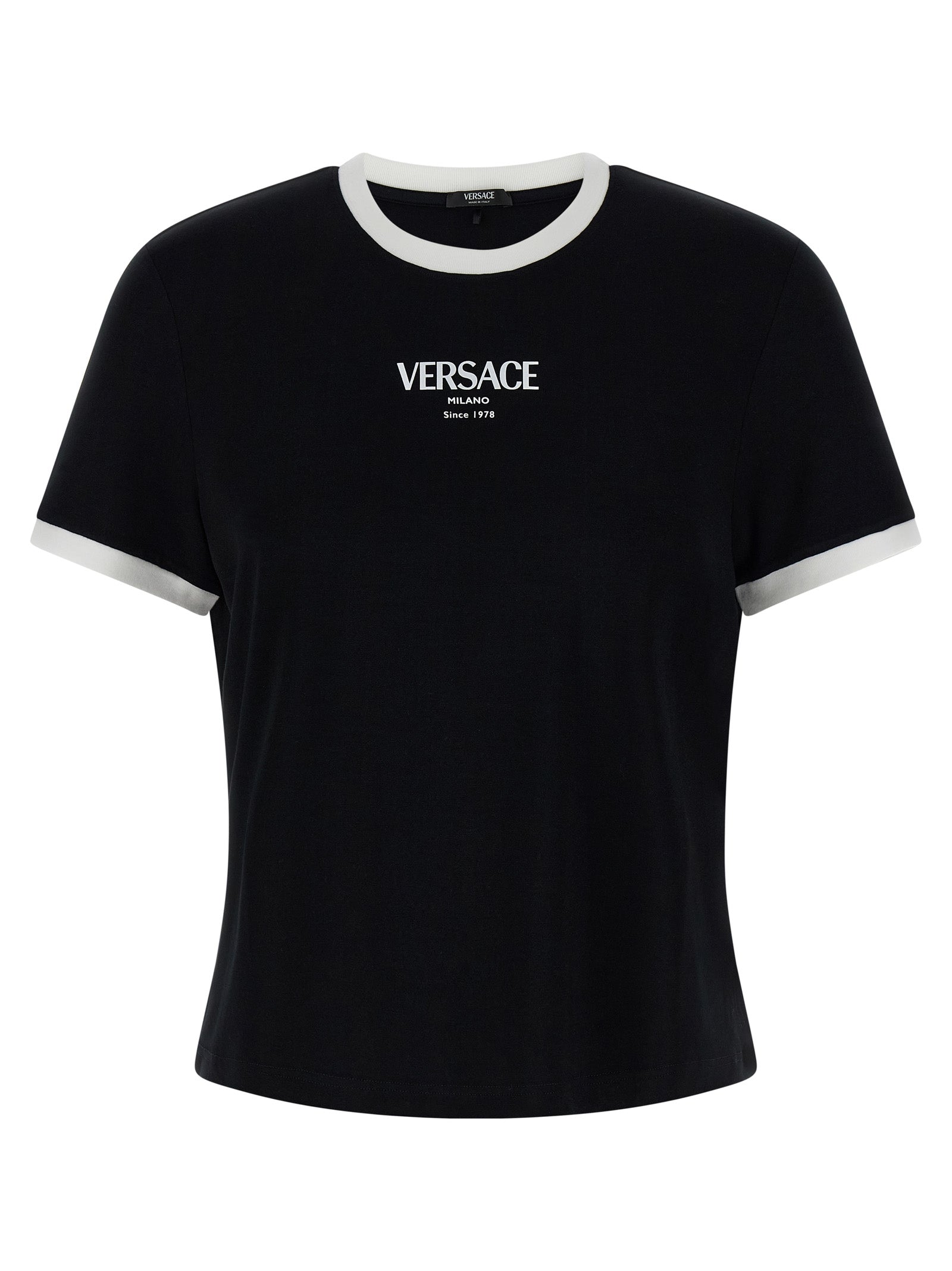 Versace Bicolor Viscose T-Shirt