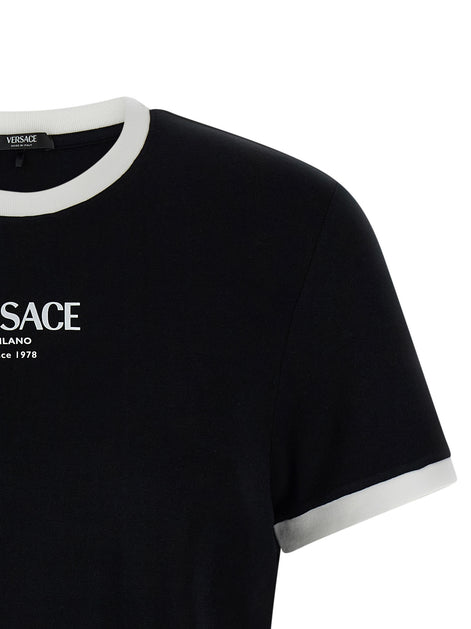 Versace Bicolor Viscose T-Shirt