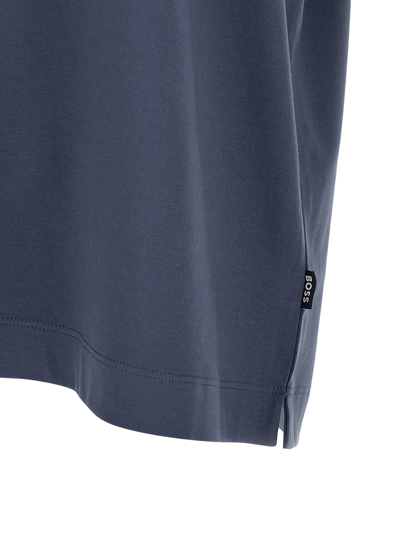 Hugo Boss Blue Cotton T-Shirt