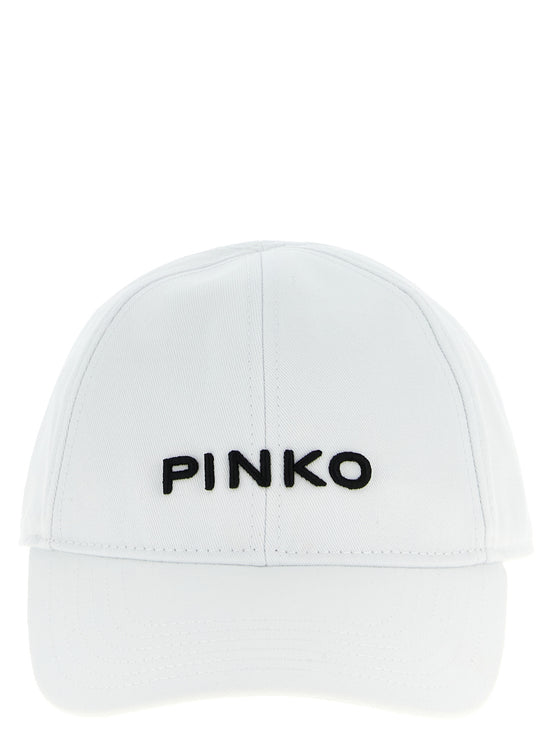 PINKO White Cotton Cap (Baseball Hat)