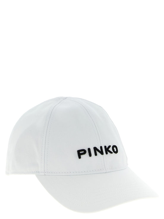 PINKO White Cotton Cap (Baseball Hat)
