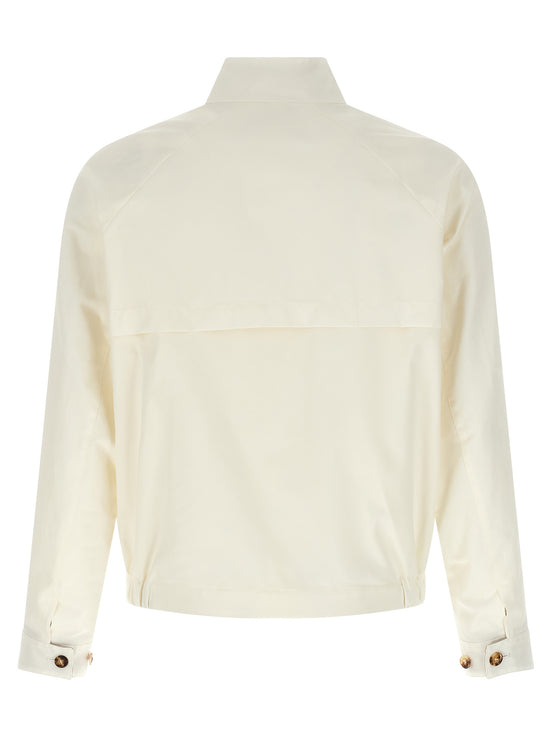 Brunello Cucinelli White Cotton Full-Length Jacket