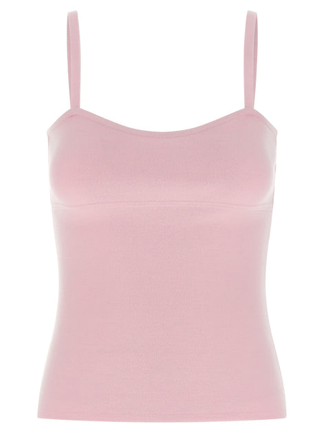 Max Mara Multicolor Virgin Wool Sleeveles T-Shirt