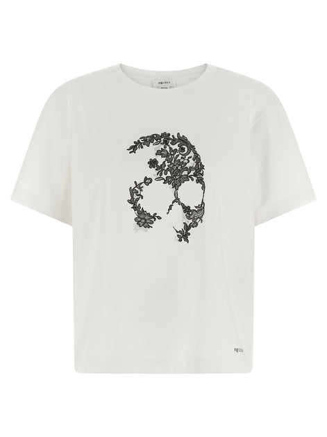 Alexander McQueen Bicolor Cotton T-Shirt